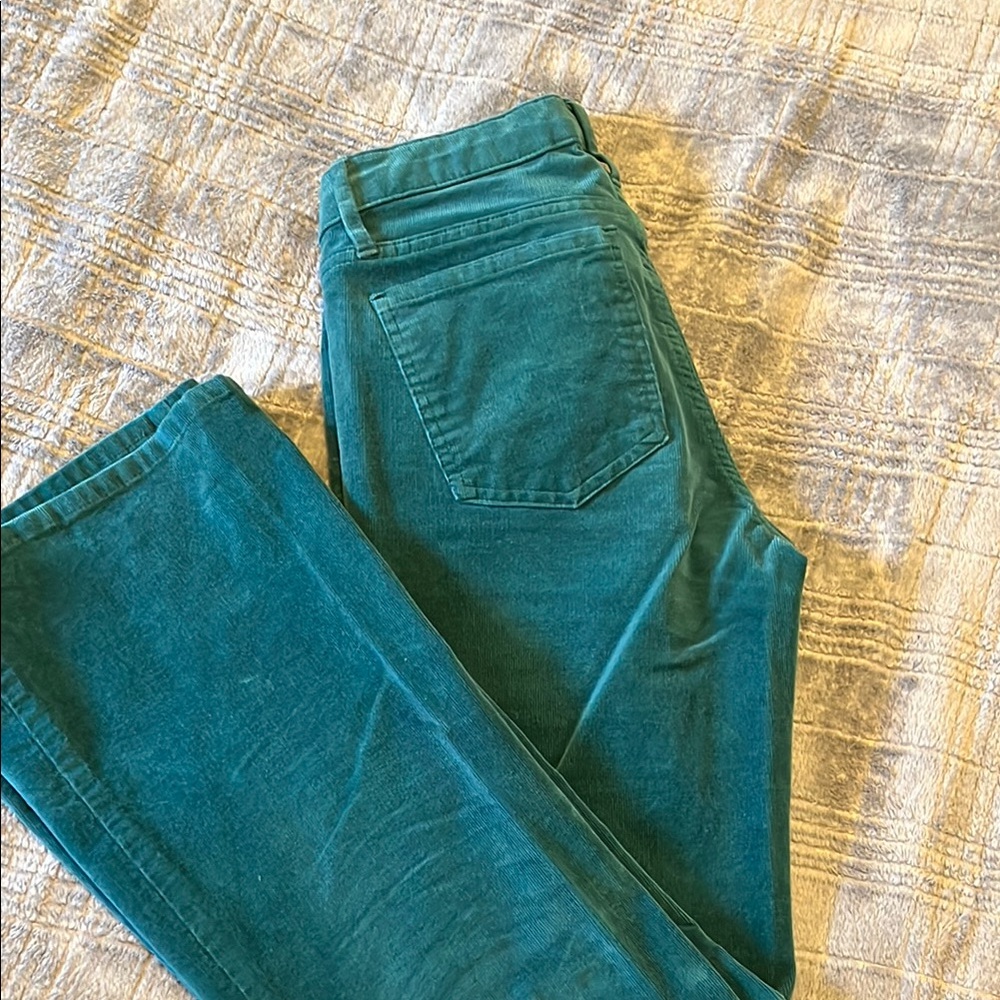 Women's Teal Corduroy Jeans